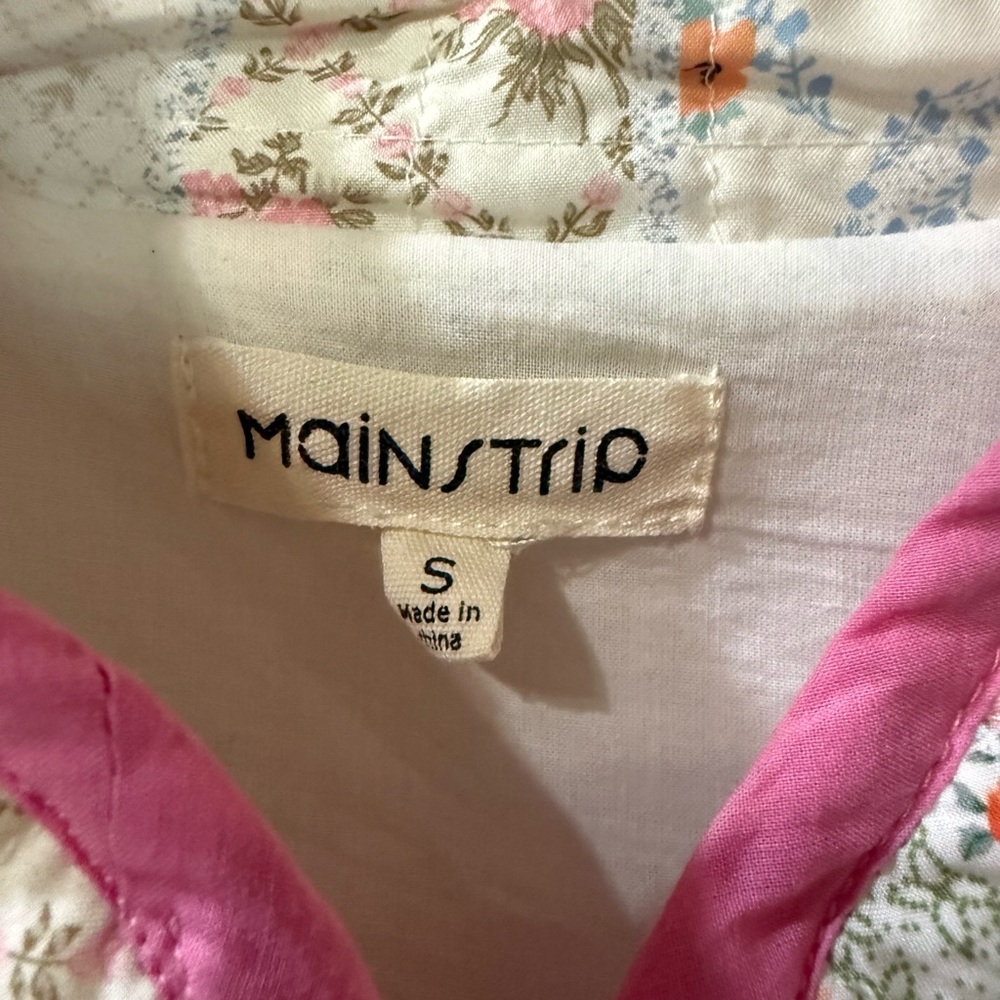 Main Strip Quilted Floral Vest - Picture 5 of 5